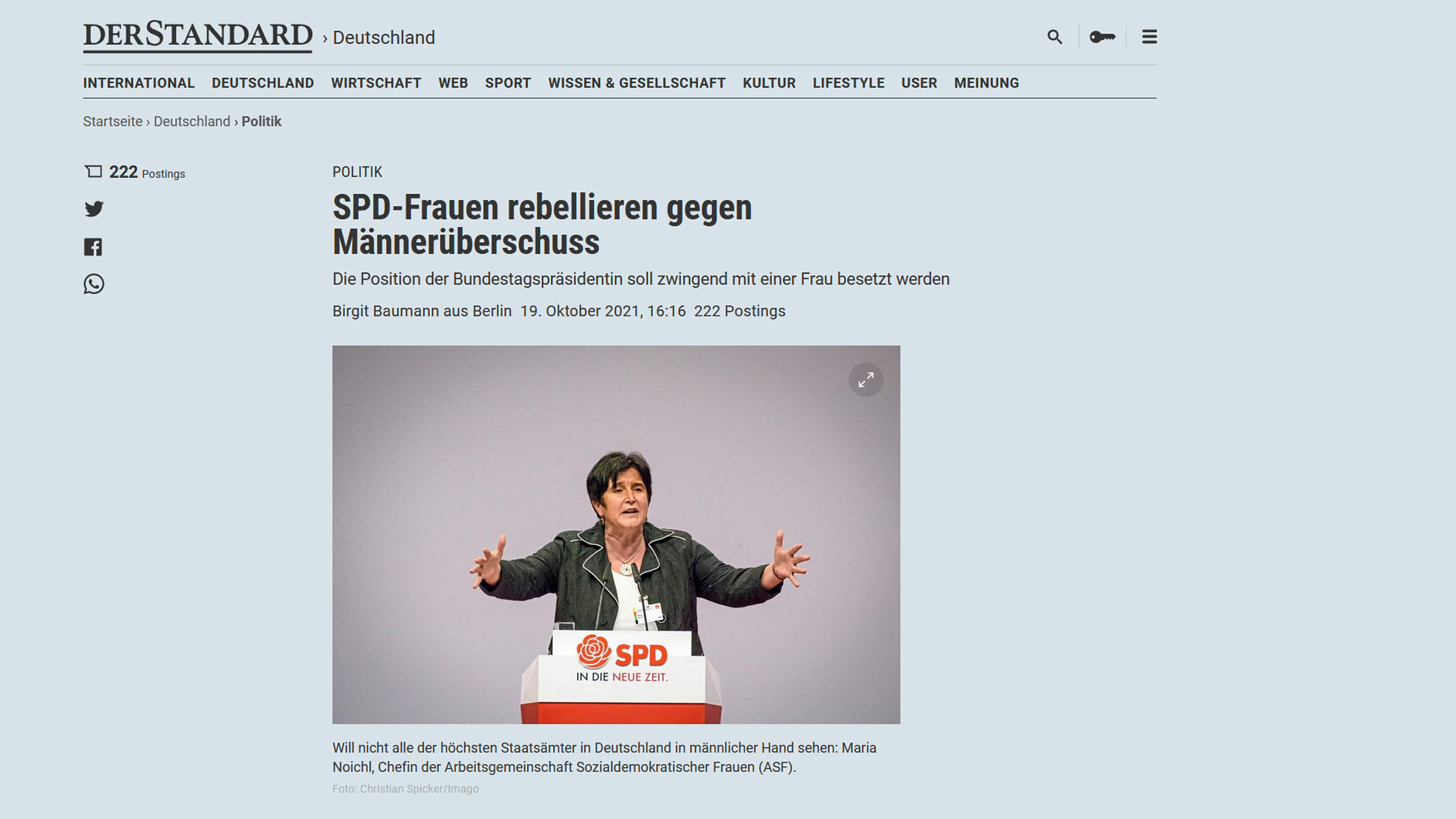 Der Standart 19.10.2021